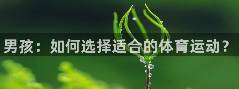 vsport体育：男孩：如何选择适合的体育运动？